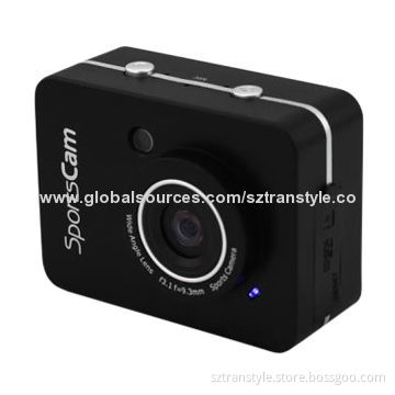 1,080P sports camera, waterproof 20 meters, 2.4-inch touchscreen, remote control, extra long battery